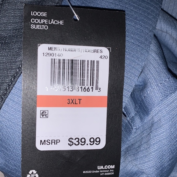 Big & Tall Under Armour Tech Polo - Picture 6 of 7